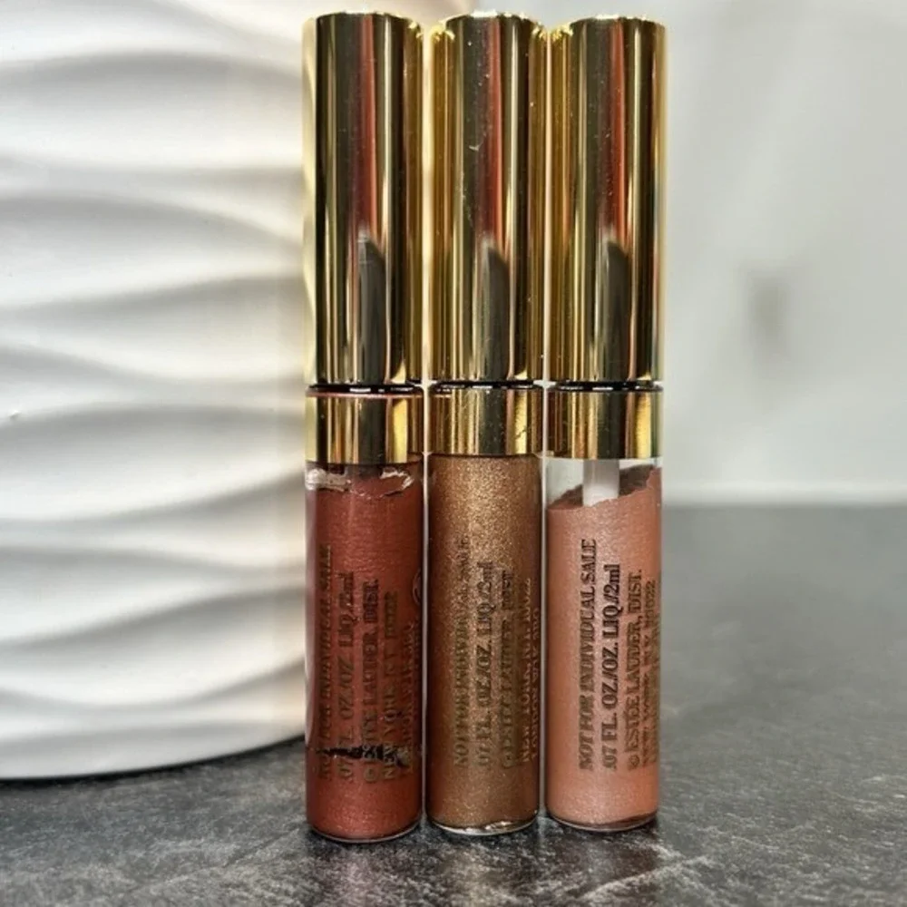 NEW Estee‎ Lauder Go Wink Liquid Eyeshadow Pink Wink, Brown Eye, Rockin Rose